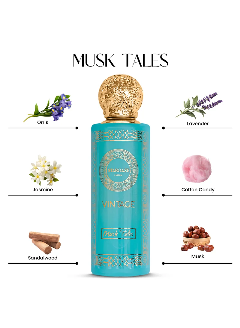 AMD Perfumes  Vintage Collection Stargaze Musk Tales By AMD Perfumes Women Fragrance EDP 100ml for Women | Best Price UAE