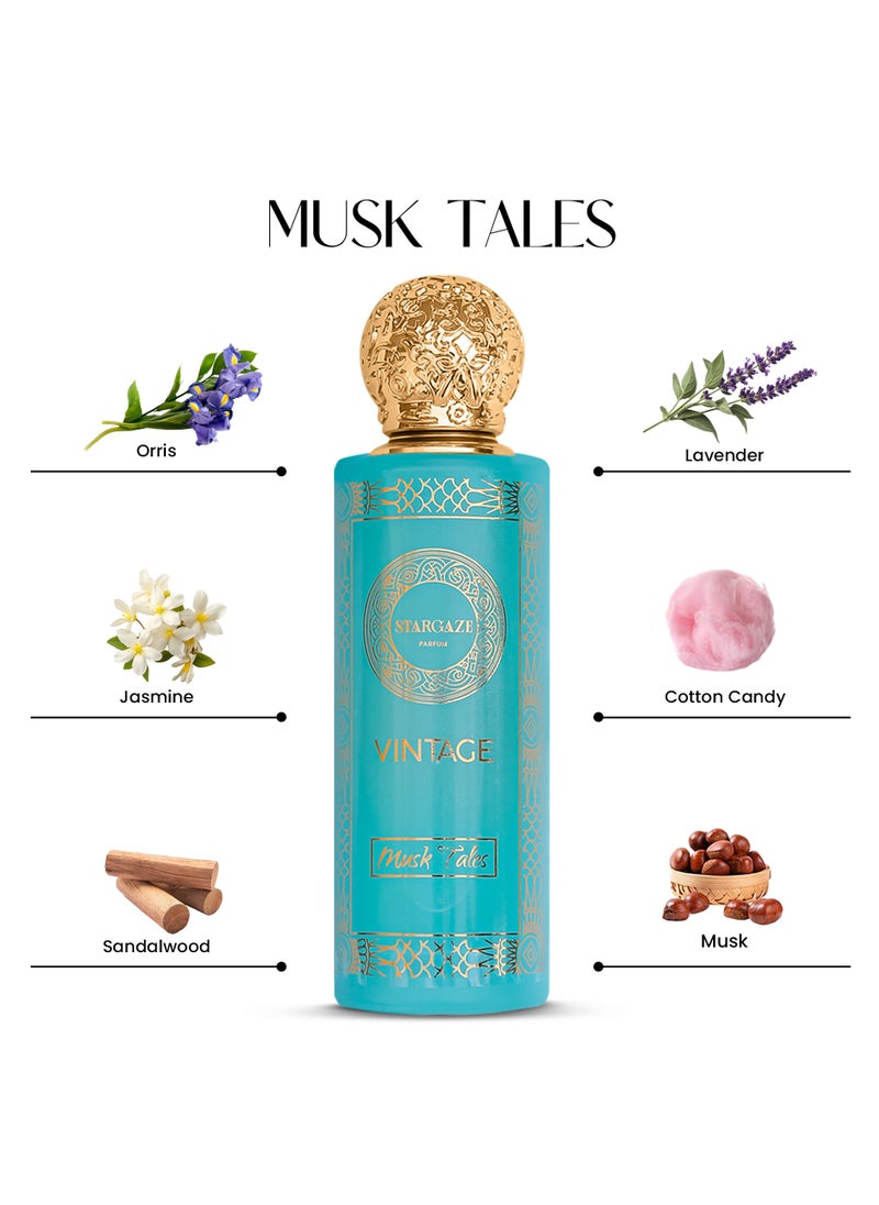 AMD Perfumes Vintage Collection Stargaze Musk Tales By AMD Perfumes Women Fragrance EDP 100ml  - Image 3