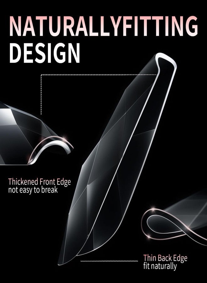 NAILWIND 3D Diamond Shape Designs False Nails,150 Pcs Soft Gel Tips Full Cover Acrylic Nail Tips, Nail Extension 14 Sizes Suitable for Nail Tips Art Salons ? Home (CLEAR, SHORT COFFIN) - Image 4