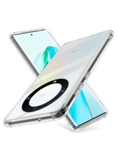 Honor X9a Case Cover Clear Back Air Cushion Soft Silicone Shockproof Anti-Scratch Protective Bumper Shell Corner for Honor X9A Clear