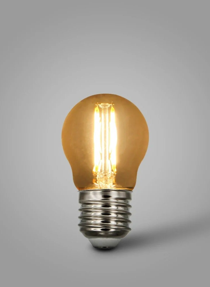 Loquat Small LED ball bulb 4 watts transparent yellow 10pcs - Image 5