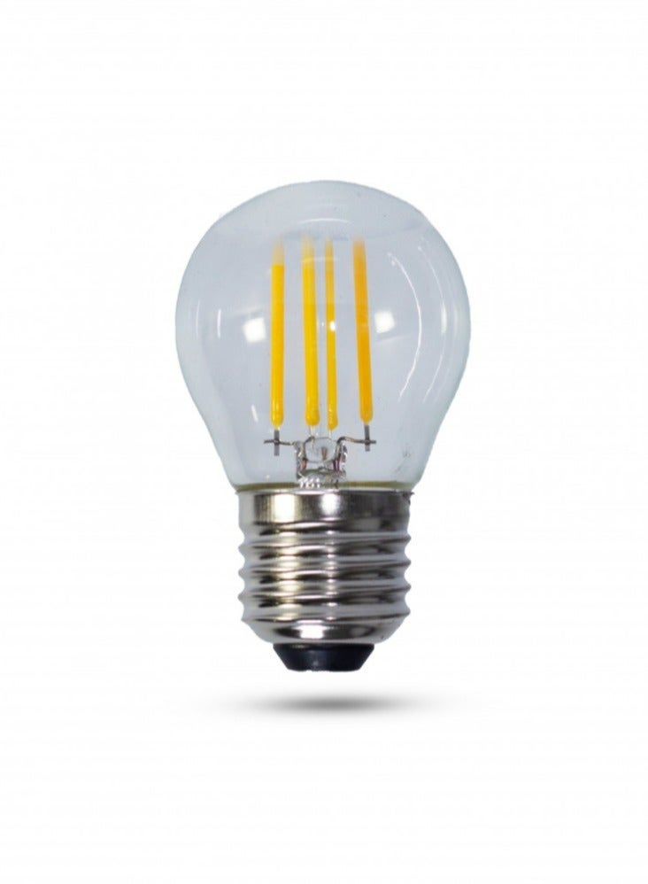 Loquat Small LED ball bulb 4 watts transparent yellow 10pcs - Image 3