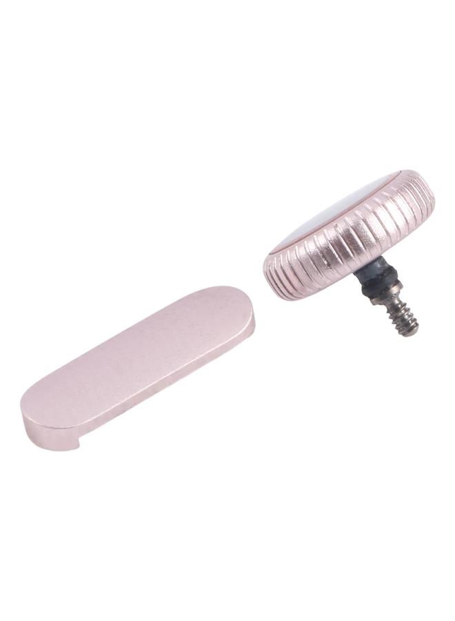 إيروريكس لساعة Apple Watch Series 9 مقاس 41 مم / 45 مم إصدار GPS مجموعة صامولة تاج الساعة / زر التشغيل (وردي) - Image 1