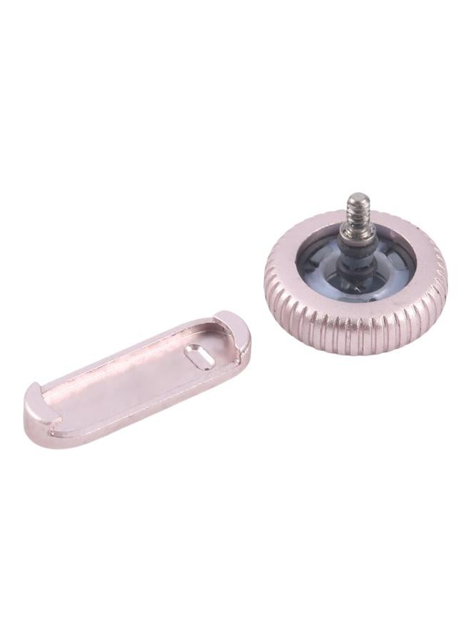 إيروريكس لساعة Apple Watch Series 9 مقاس 41 مم / 45 مم إصدار GPS مجموعة صامولة تاج الساعة / زر التشغيل (وردي) - Image 3