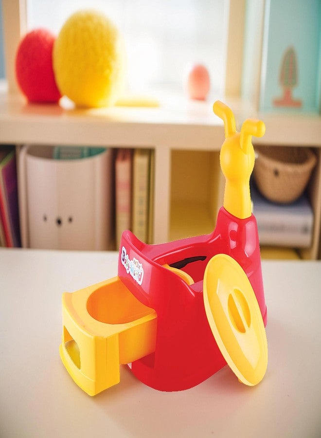 Zerya Potty Toilet Trainer Seat/Chair with Lid and High Back Support for Toddler Boys Girls (Age 7 Months to 3 Years) (Red) - Image 1
