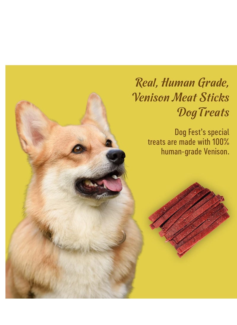 Dog Fest Slices With Venison Treats For Adult Dogs 2X90g  - Image 4