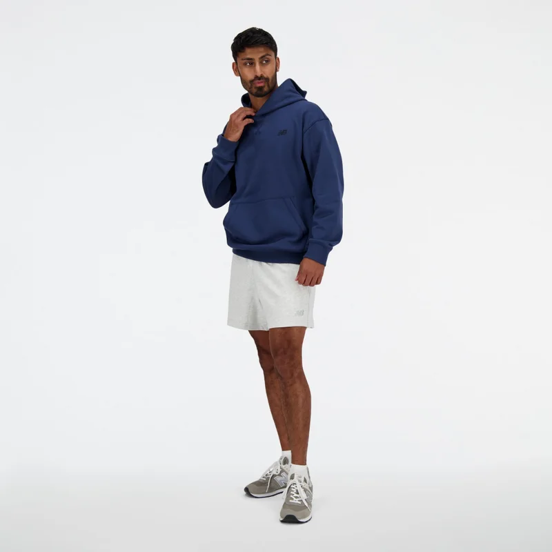 New Balance NB Navy Men's Athletics French Terry Hoodie for Men | Best Price UAE