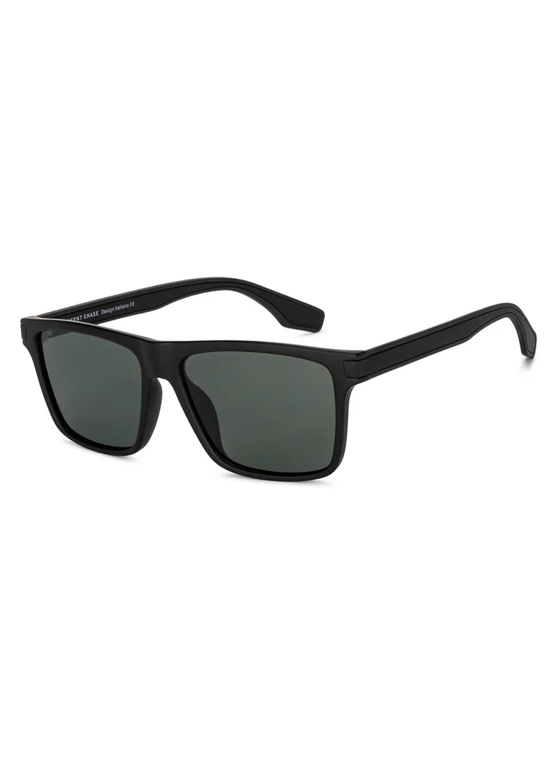 VINCENT CHASE Vincent Chase By Lenskart | Full Rim Square Branded Latest and Stylish Sunglasses | 100% UV Protected | Men &amp; Women | Large | VC S14457