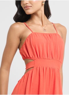Ginger Strappy A Line Tiered Dress  - Image 3