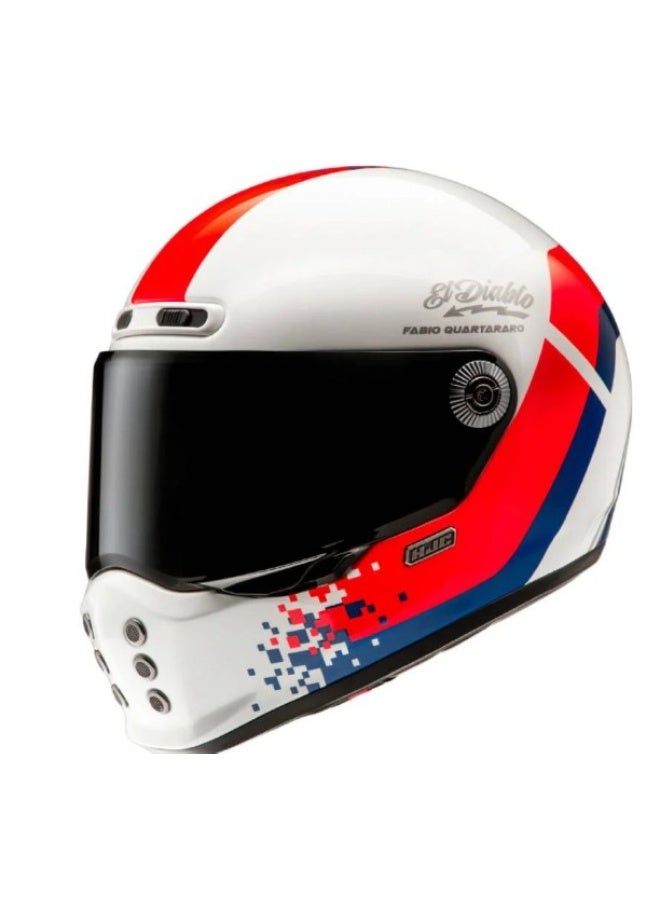 HJC V10 FQ20 Retro Full-Face Helmet - Image 2