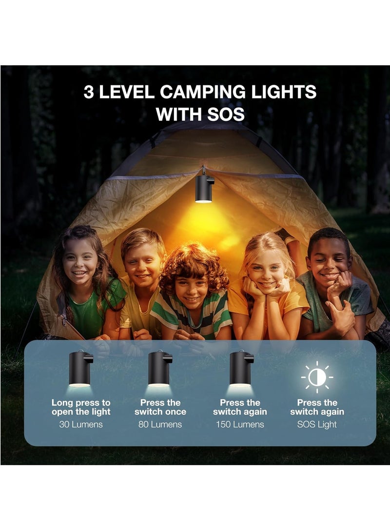 general Portable Air Pump for Inflatables, Ultra-Mini Air Mattress Pump 4X with 1600mAh Battery & Camping Light, USB Rechargeable Air Pump for Swimming Rings, Pool Floats, Sleeping Pads, Vacuum Storage Bags  - Image 5