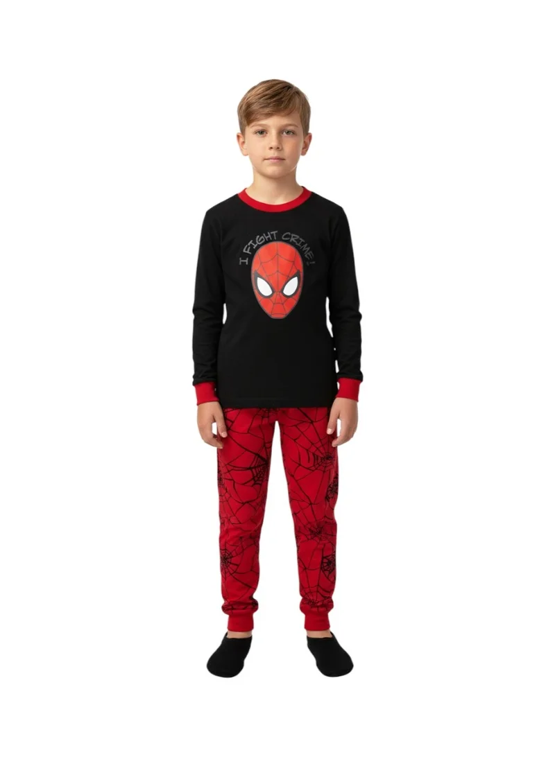 Bidani Boys' Spectacular Spidey Pajama Set- Long Sleeve