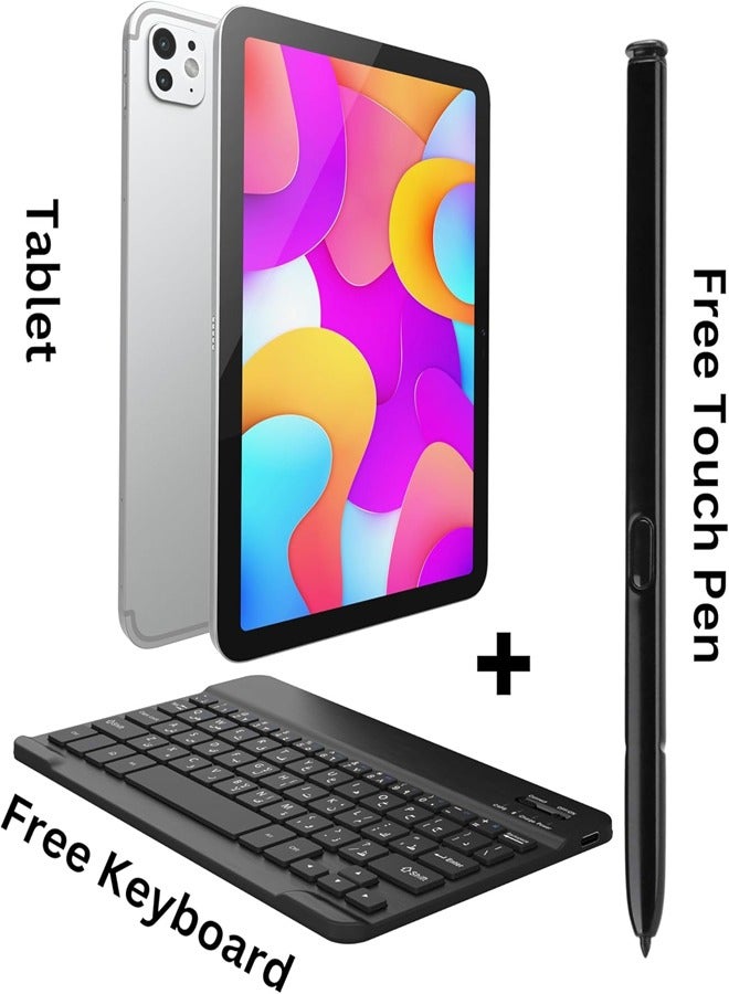 Oteeto TAB 15 Slim Design 5G Android Tablet With 10.1 Inch INCELL Display Dual SIM Slot 8GB RAM 512GB ROM and 6000 mAh Battery