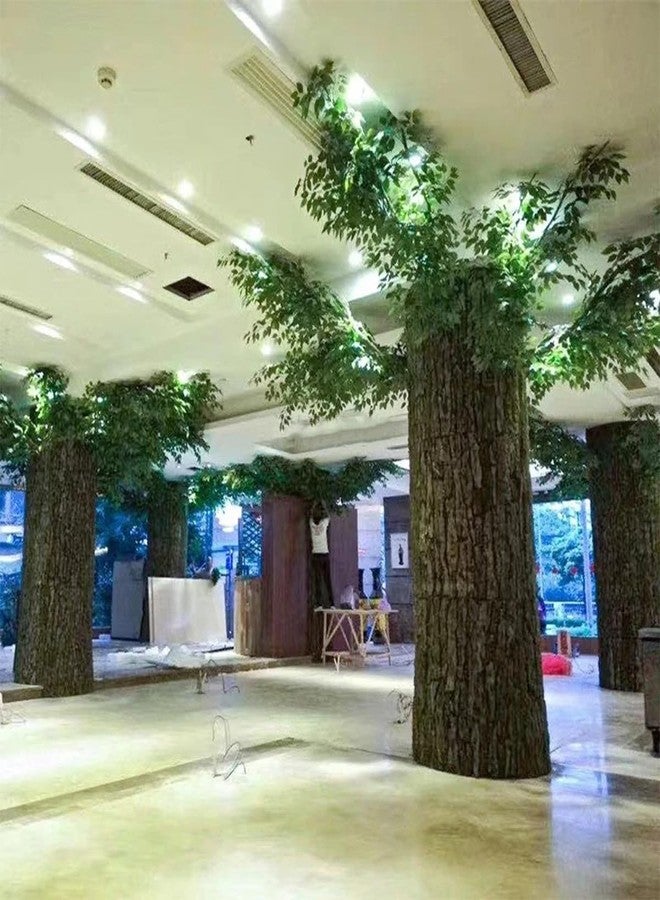 homeemoh Simulated Bark 11.81in x 39.37in (3.23 Sq.Ft) Artificial Tree Bark for Pillars Pipes, Fake Bark Sheet for Tree Decoration DIY Miniature Landscape - Image 3