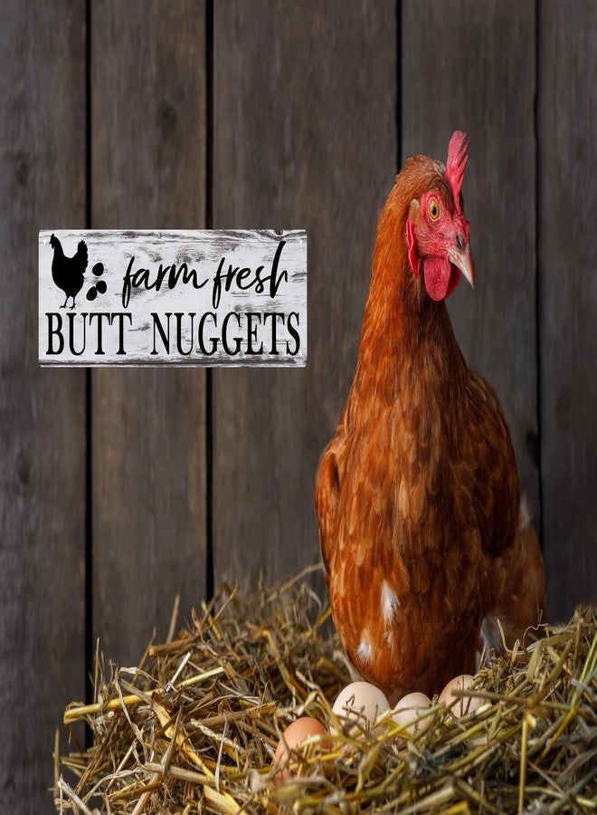 CSWLJS Chicken Coop Accessories Chicken Decor Farm House Decorations For Home Rustic Home Decor Kitchen Signs Wall Decor Rustic Hen House Decoration Farmhouse Wall Decoration For Home 4x16 In - Image 4