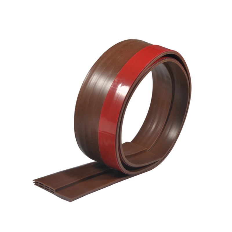 Door Seal Strip: 0-28mm Gap Fit, 3-Layer Noise Reduction, Strong Self-Adhesive - Energy Saving Insect Blocking Seal Strip for Home Bathroom Sliding Doors - Image 2