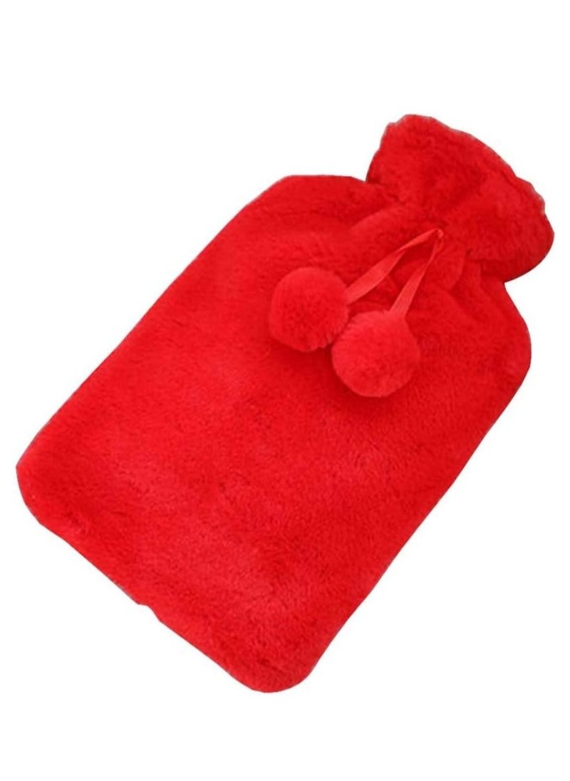 Superfit Rubber Hot Cold Water Bag With Soft Cover, for Neck, Shoulder Pain and Hand Feet Warmer, Menstrual Cramps .Assorted Color  - Image 2