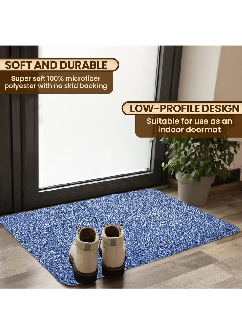RATSAW Door Mat Indoor Entrance 40cm X 60cm Entryway Rugs Indoor Super Absorbent Washable Microfiber Rugs for Entryway Non Slip Door Mat Indoor Entrance Indoor Door Mat  - Image 3