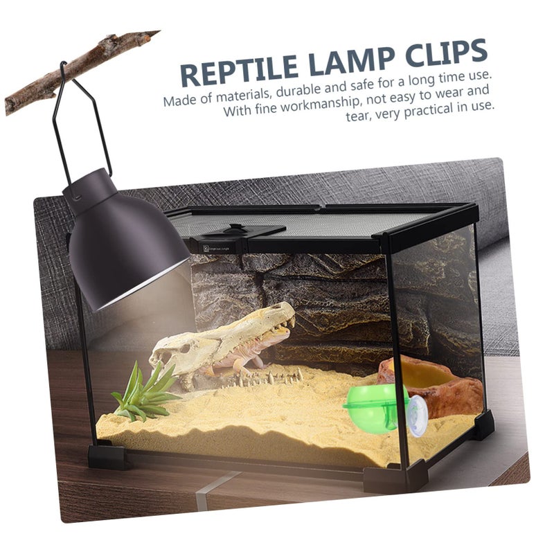 Durable Metal Reptile Lamp Holder For Gecko Basking Light - Image 3