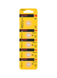 Kodak 5-Pieces KODAK MAX CR1025 Lithium 3V Batteries  - Image 1