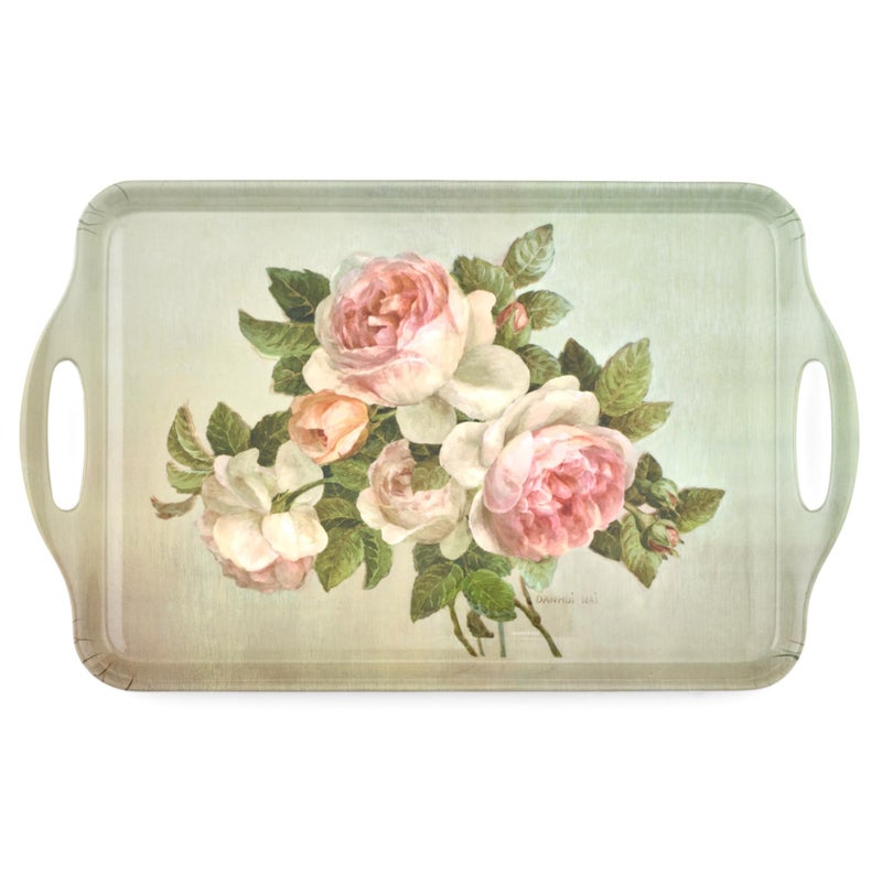Pimpernel Antique Roses Holiday - (19.25" x 11.5") Decorative Melamine Serving Piece, Strong & Durable with Festive Patterns, Christmas Dining Room, Wedding Receptions, Entertaining Essentials - Image 1