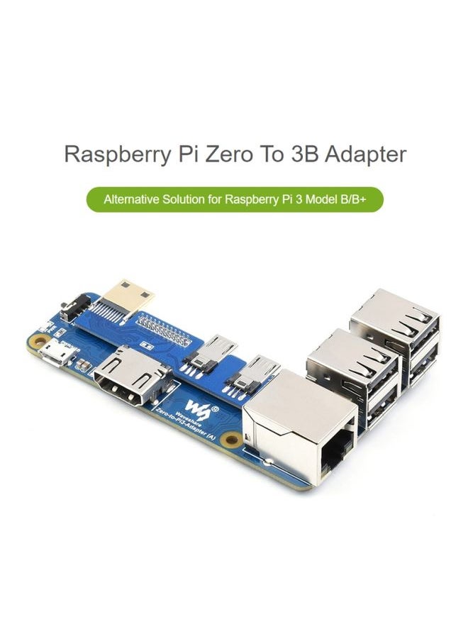 Generic - Waveshare Raspberry Pi Zero To 3B Adapter for Raspberry Pi 3 Model B/B+ - Image 1