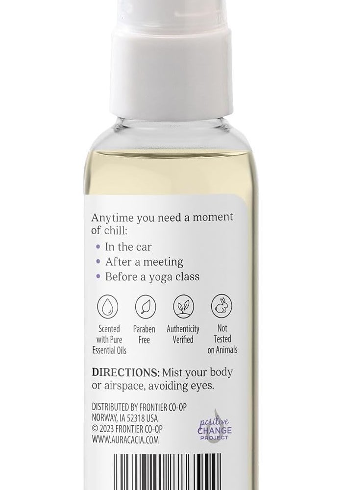 Aura Cacia Chill Pill Aromatherapy Mist - Calming Essential Oil Spray, 2 fl oz (59 ml) - Image 2