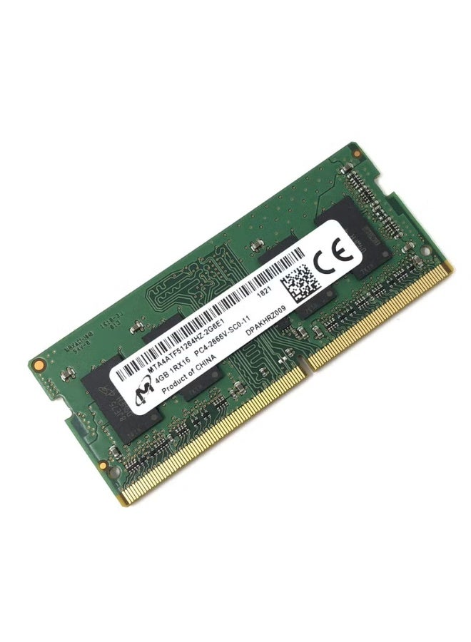 مايكرون ذاكرة Micron RAM بسعة 4 جيجابايت DDR4 بسرعة 2666 ميجاهرتز SODIMM لأجهزة اللابتوب، PC4-21300، 260 سن، جهد 1.2 فولت، Single Rank x16 - Image 5