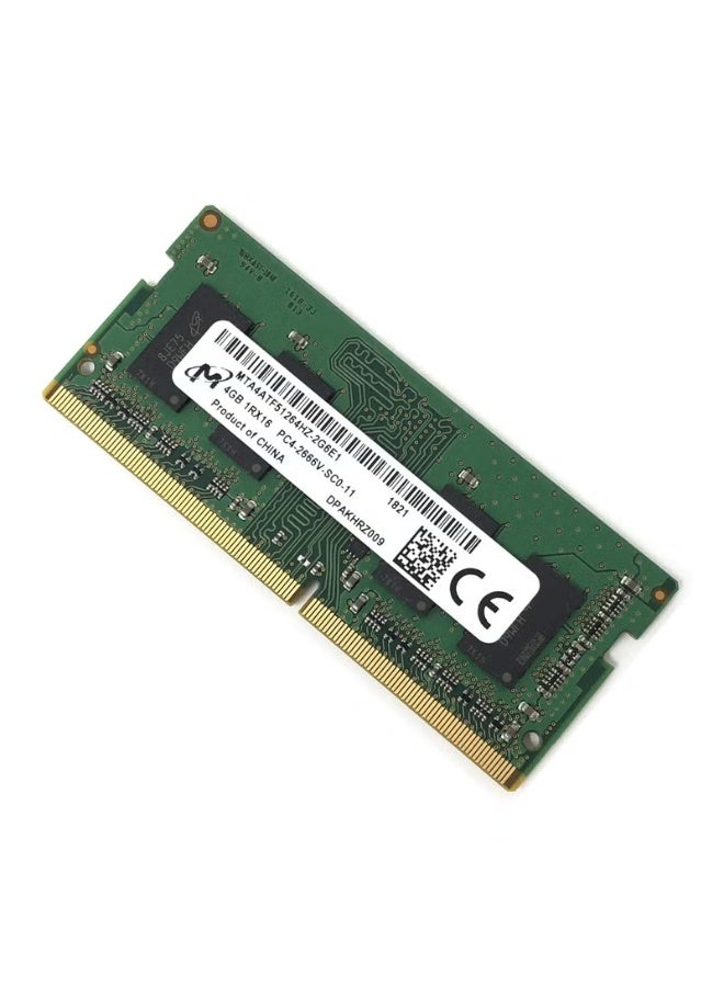 مايكرون ذاكرة Micron RAM بسعة 4 جيجابايت DDR4 بسرعة 2666 ميجاهرتز SODIMM لأجهزة اللابتوب، PC4-21300، 260 سن، جهد 1.2 فولت، Single Rank x16 - Image 4