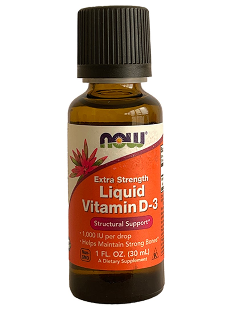 now Extr Strength Liq Vit D3 1 Floz