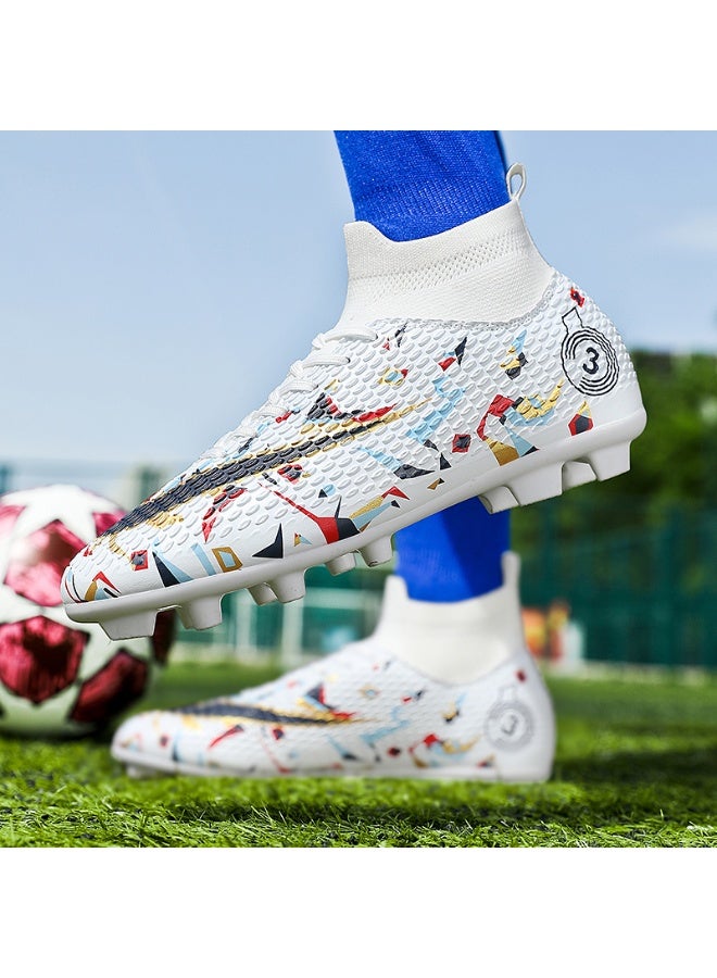 New Men Kids Soccer Shoes Cleats Football Boots Sports Large Size Long Studs Turf Shoes for Training Competition - Image 5