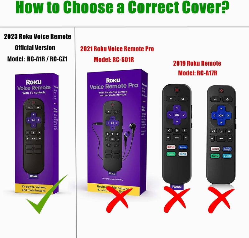weishan غطاء بديل لجهاز التحكم عن بعد Glow Green لجهاز Roku الصوتي وحدة التحكم الرسمية RCA1R RCGZ1 يتوهج في الظلام غلاف سيليكون مع حبل لجهاز Roku وأجهزة الصوت والتلفزيون - Image 3