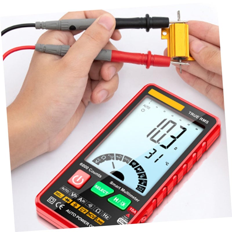 Operitacx مقياس رقمي متعدد AC DC فولتميتر اختبار السعة درجة الحرارة شاشة LCD إضاءة خلفية إيقاف تلقائي للطاقة - Image 5