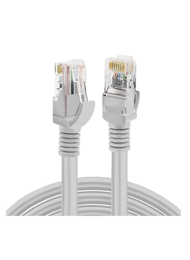 DUSALA High Speed RJ45 Cat6 Ethernet Patch Cable LAN Cable Compatible for PS4 PS3 Nintendo Switch Raspberry Pi 4 Smart TV Computer Modem Router 5 Meter - Image 1