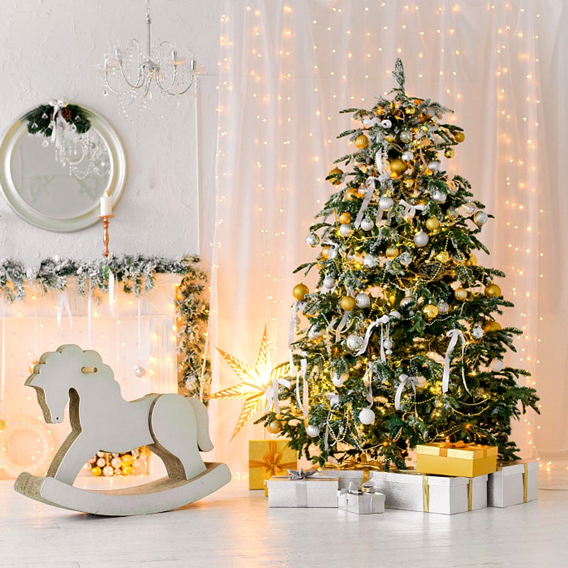 24PCS Christmas Balls Set 3cm Christmas Pendant Decorative Balls Christmas Tree Shatterproof Ornaments Ball for Christmas Trees Wedding Party Home Decoration - Image 4