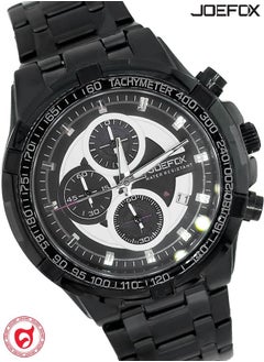 JoeFox Men Watch with Date Business Watch for Male Luminous Quartz Men's Watch Waterproof with Stainless Steel Strap Stopwatch Timing Function  - Image 1