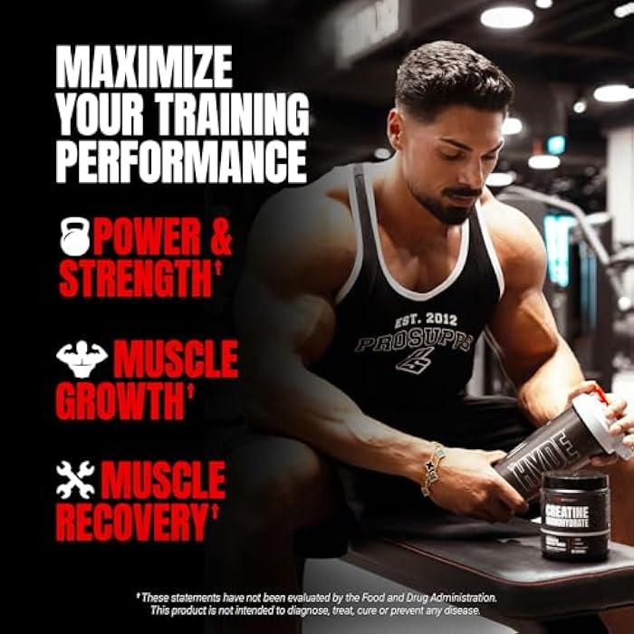 PROSUPPS Creatine Monohydrate Powder for Men & Women, Unflavored - 5000,mg of Micronized Creatine - Gym Workout Supplement for Muscle Gain & Recovery - Sugar-Free, Soy & Gluten-Free - 60 Servings - Image 3