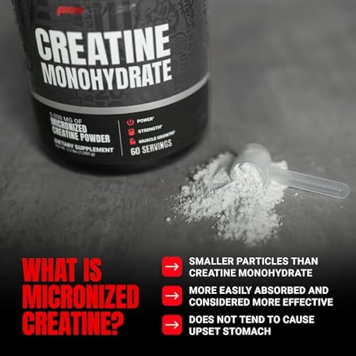 PROSUPPS Creatine Monohydrate Powder for Men & Women, Unflavored - 5000,mg of Micronized Creatine - Gym Workout Supplement for Muscle Gain & Recovery - Sugar-Free, Soy & Gluten-Free - 60 Servings - Image 5