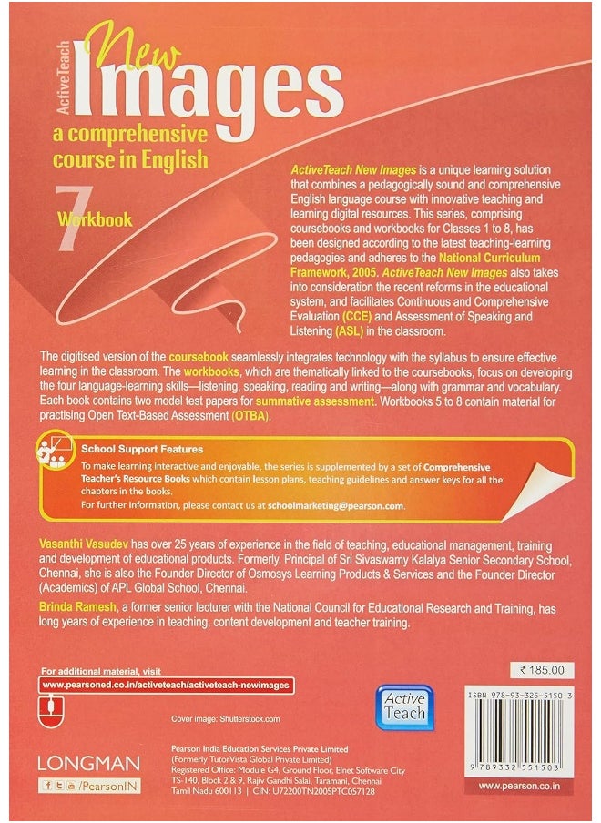 ActiveTeach New Images: Workbook 7 by Pearson for CBSE English Class 7