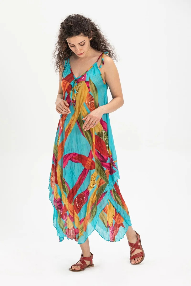 اليش شيل بيزي Floral Print Dress