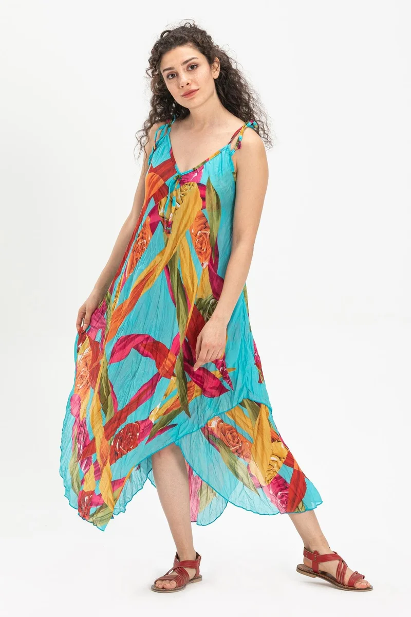 اليش شيل بيزي Floral Print Dress