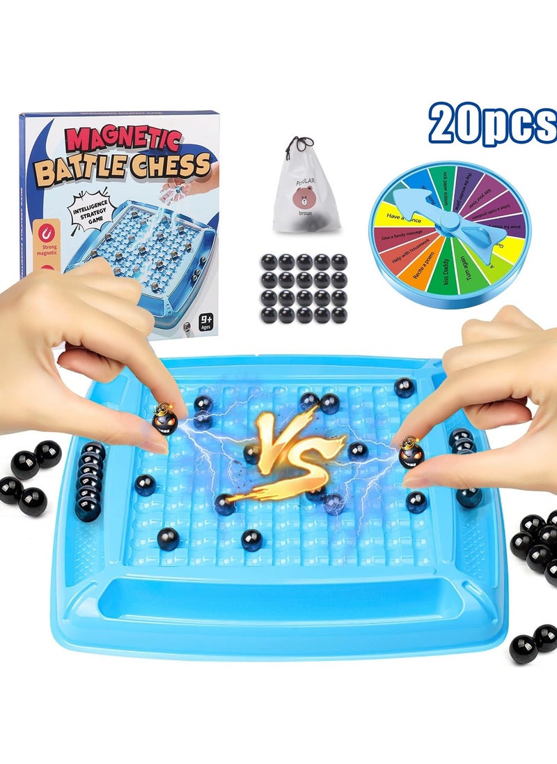 NIBEMINENT - Magnetic Battle Chess Enlightenment Parent Child Interaction Game Set Stones Parent-Child Interactive Desktop Toys - Image 1