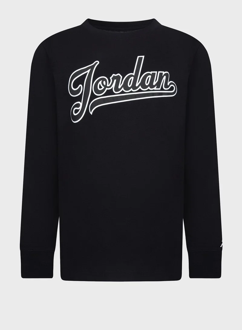 Jordan Youth Jordan Major League Script T-Shirt