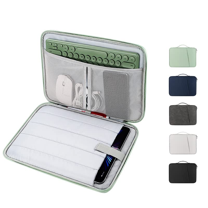 ProElite Nylon Tablet Sleeve Case Upto 11.5" for iPad 10.2/iPad 10.9/Pro 11/ iPad 9.7/Lenovo/Galaxy Tab A9 Plus/S7/S8/S9/Realme Pad 2/Honor Pad X9/Xiaomi Mi pad 7/Redmi Pad/Oneplus Pad Tablets, Blue - Image 4