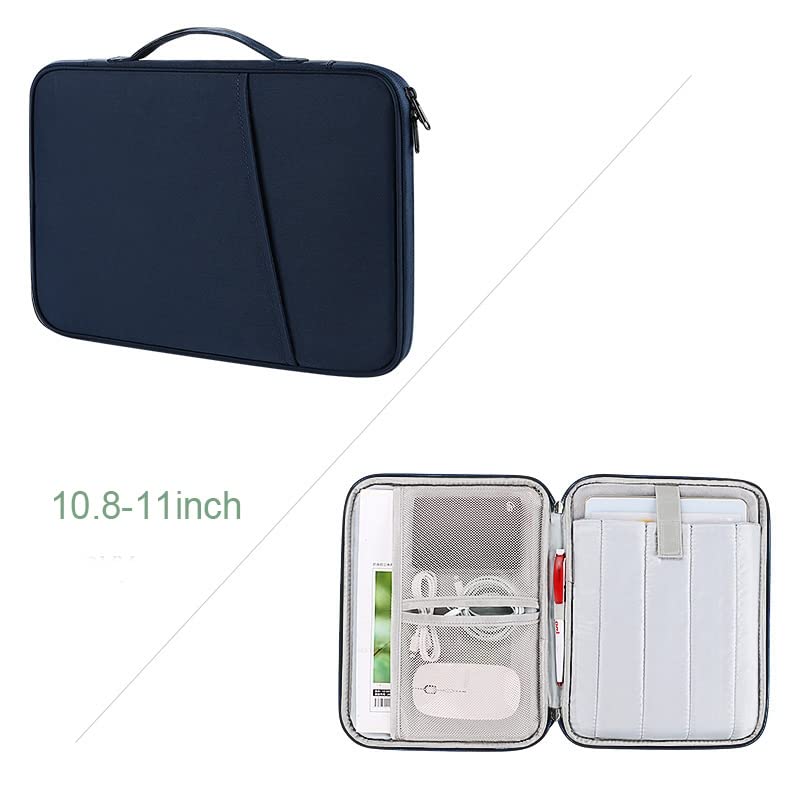 ProElite Nylon Tablet Sleeve Case Upto 11.5" for iPad 10.2/iPad 10.9/Pro 11/ iPad 9.7/Lenovo/Galaxy Tab A9 Plus/S7/S8/S9/Realme Pad 2/Honor Pad X9/Xiaomi Mi pad 7/Redmi Pad/Oneplus Pad Tablets, Blue - Image 3