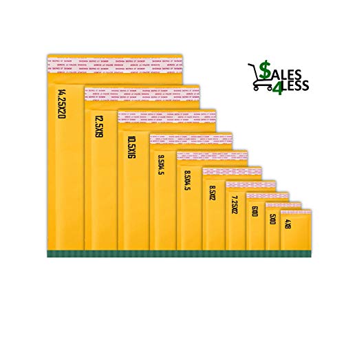 Sales4Less #2 8.5x12 Inches Kraft Bubble Mailers Shipping Padded Envelopes Pack of 50, Gold - Image 3