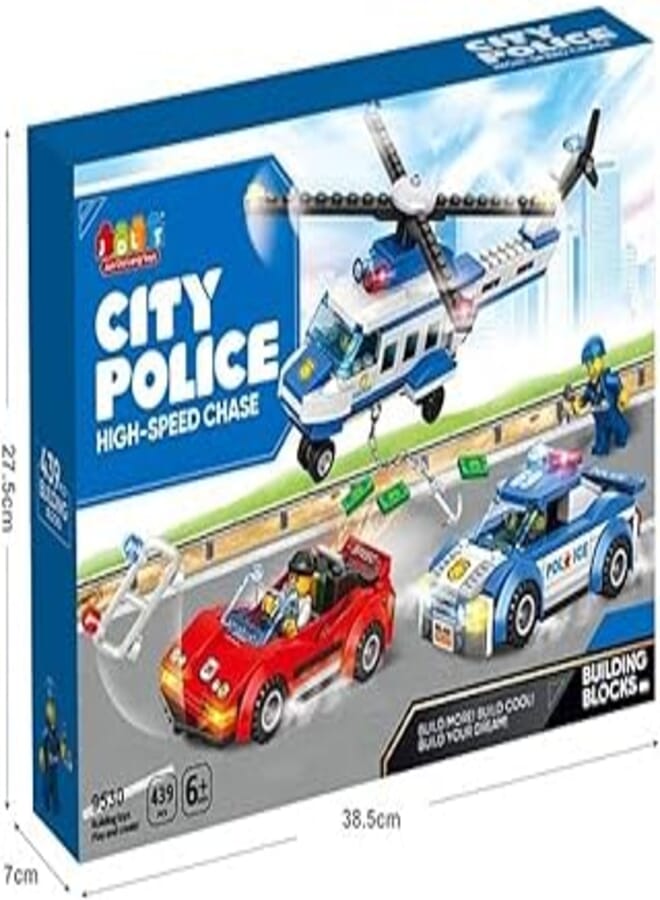 High speed pursuit Blocks 439 pcs Color box 27.5 * 7 * 38.5 (cm)