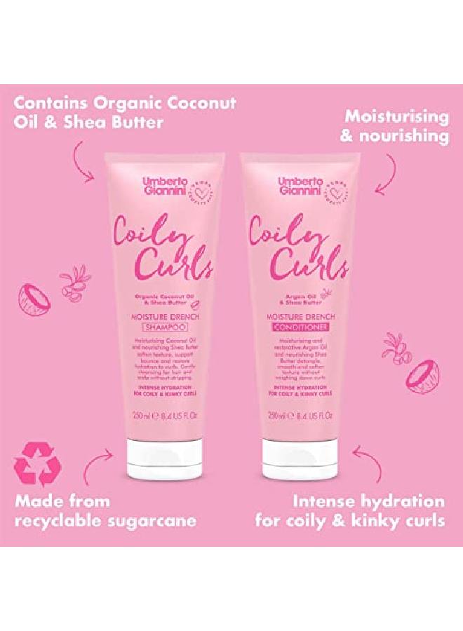 Umberto Giannini Coily Curls Conditioner Vegan & Cruelty Free Moisturizing Conditioner For Curly Hair - Image 4