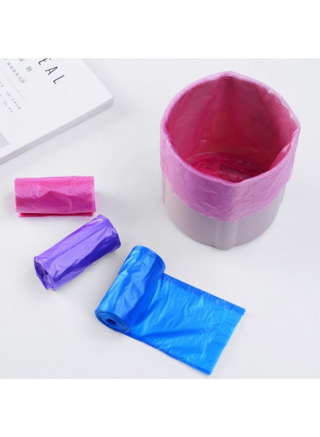 Disposable Small Garbage Trash Can Bag Blue 4 x x 4 x 9centimeter - Image 5