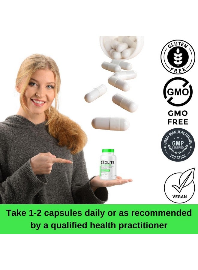 Generic aromel Zeolite Powder 120 Capsules | Detox | Clinoptilolite 95% | 3X Activated | Natural Mineral Dust Less-Than 1 µm  - Image 4